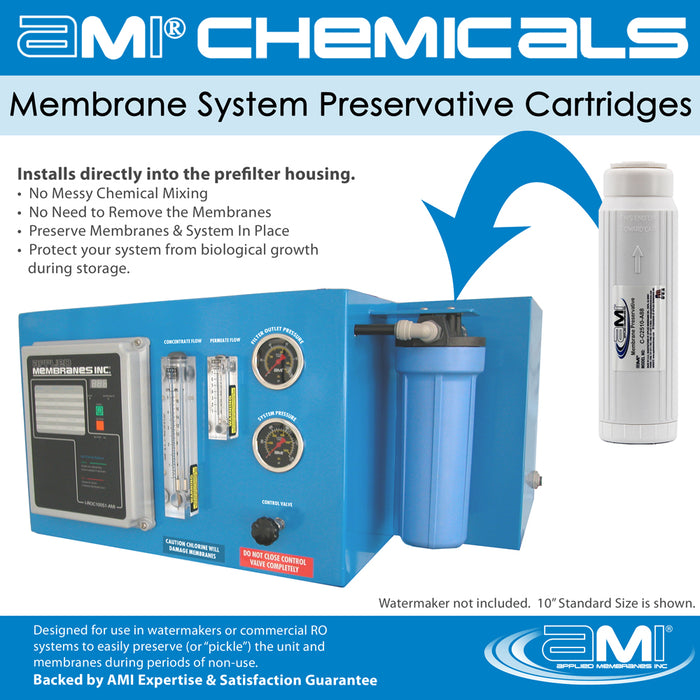 RO Membrane & System Preservative Cartridge | 10" Big Blue Size