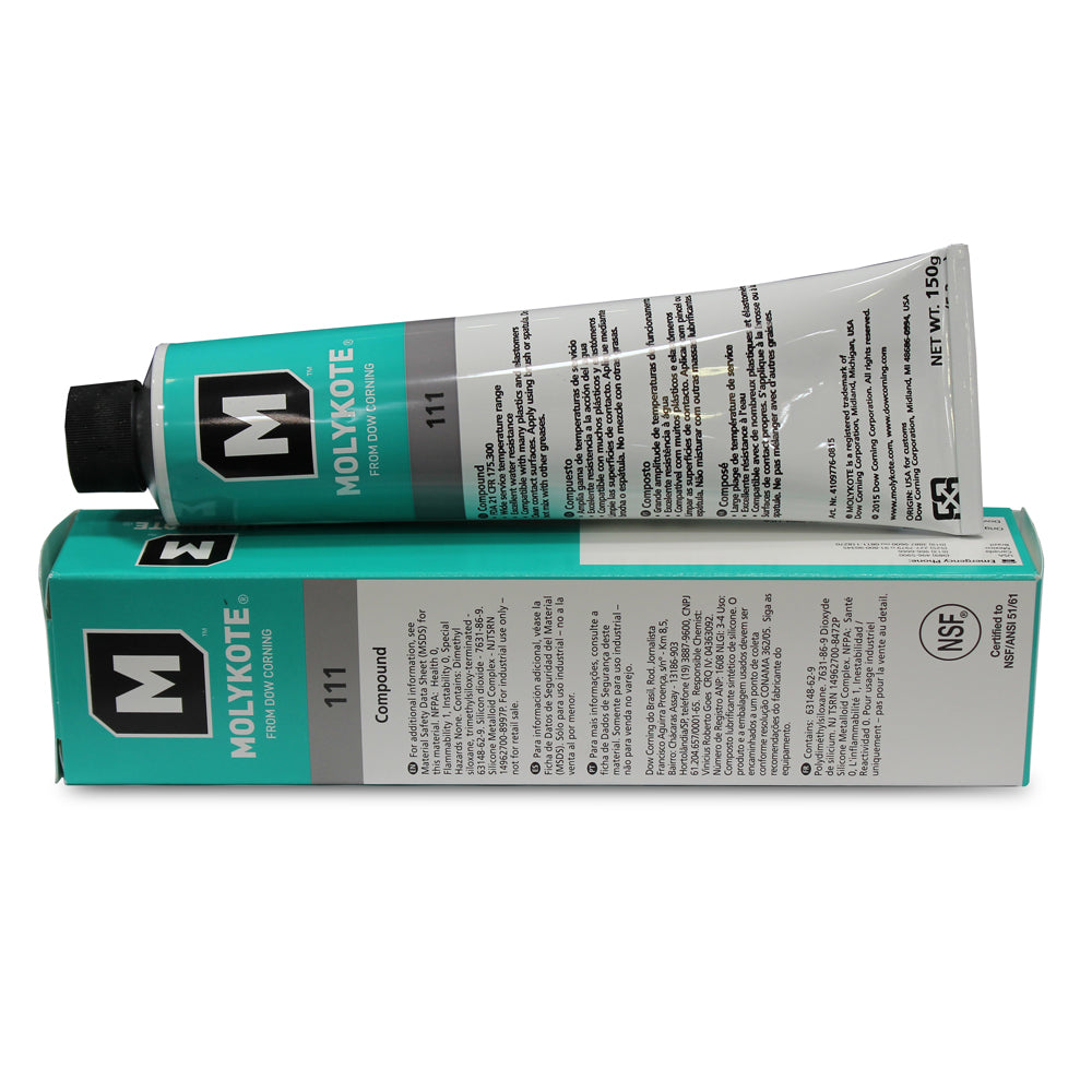 Molykote 111 (DOW Corning 111) High Grade Silicon Lubricant for Water Filter Systems | 5 oz Tube Molykote 111 (DOW Corning 111) High Grade Silicon Lubricant for Water Filter Systems | 5 oz Tube