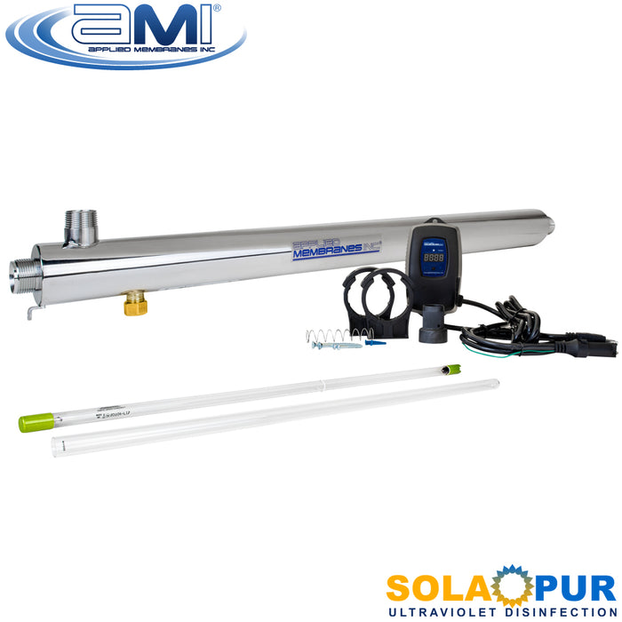 15 GPM Ultraviolet Disinfection Water Treatment System | Point-of-Entry Whole-House UV | Solapur