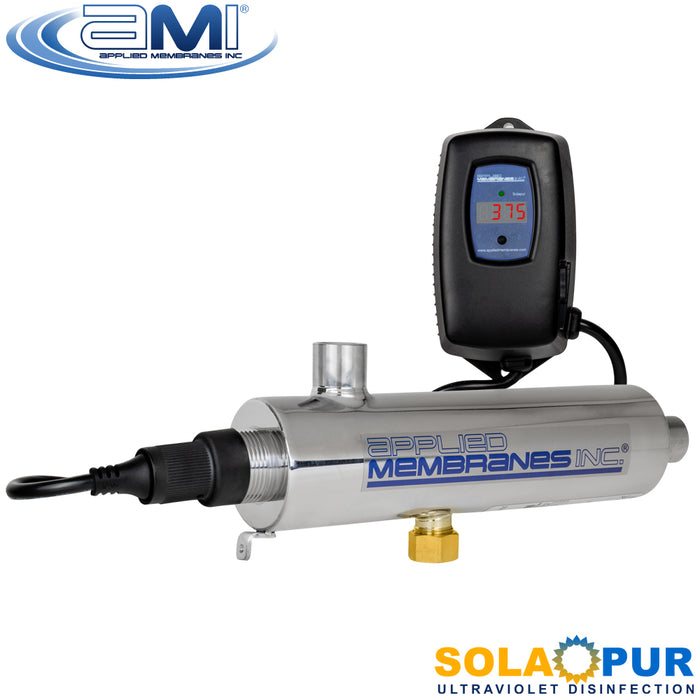 2 GPM Ultraviolet Disinfection Water Treatment System | Single-Tap Point-of-Use UV | Solapur