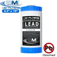 Lead Reducing Filter Cartridge for Dissolved Lead 4.5-inch x 10-inch Whole-House Water Filter Replacement Cartridge Lead Filter