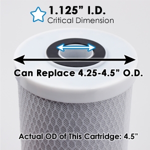 4.25" Diameter Carbon Filter 10" Big Blue
